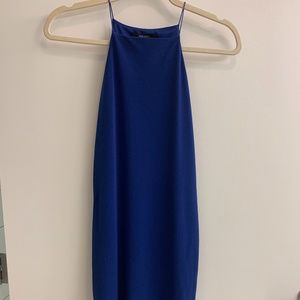 Forever 21 blue bodycon mini dress